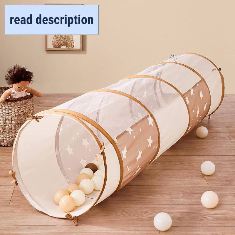 lot 361368 image: Tiny Land Tunnel Toys for Toddlers, 69 x 18 Baby Tunnel Crawl Indoor, Play Tunnel for Kids to Crawl Through, Pop Up Dog Tunnel, Baby Outdoor Toys