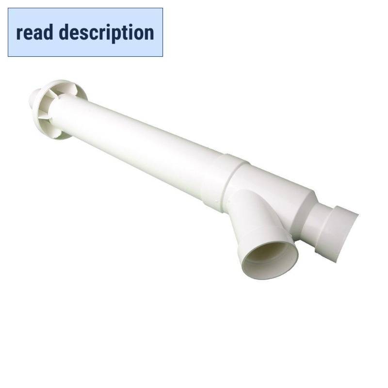 lot 461213 image: DiversiTech CVENT-3 3-Inch Concentric Kit for Tankless Gas Water Heater, High Efficiency Furnaces, 7.75 x 40 x 6.75, White