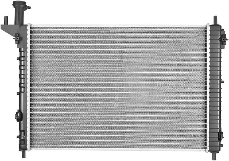 lot 251462 image: Retails for $130 SPELAB Radiator Replacement CU13007 - Fits 2009-2017 Traverse, Compatible with GMC Acadia 2007-2017, Compatible with Buick Enclave 2008-2017, 2007-2010 Saturn Outlook - 3.6L V6 - for 4WD, AWD, FWD