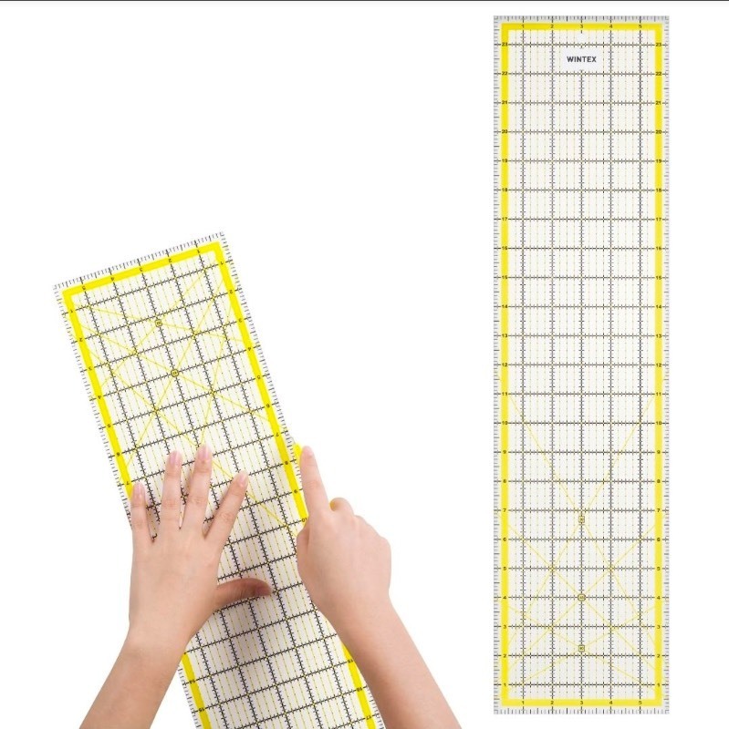 lot 5111009 image: WINTEX Acrylic Sewing Ruler 6x24 - Retail $16