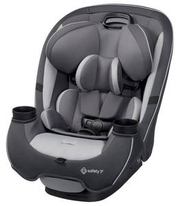 lot 1302 image: $160 Safety 1st Grow and Go All-in-One Slim Convertible Car Seat, Rear Facing, 5-40 lbs, Forward Facing (30 65 lbs), High Back Booster Seat 40-100 pounds, Iron Frost