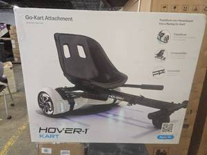 lot 1333 image: Hover-1 Buggy Hoverboard Attachment for Teens, Black