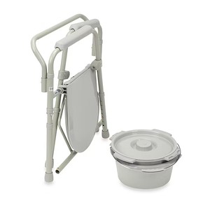 lot 1344 image: Drive Medical Folding Steel Commode