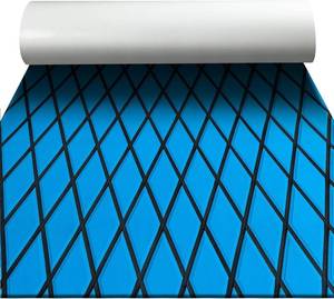 lot 1377 image: EVA Foam Boat Decking - Marine Mat Self-Adhesive Flooring Sheet Marine Carpet for Motorboat Yacht Kayak RV 48 x  SEE PHOTOS