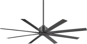 lot 2297 image: $599 Minka Aire Xtreme H2O - 65-inch Ceiling Fan F896-65-SI, Smoked Iron, Reversible with Remote Control