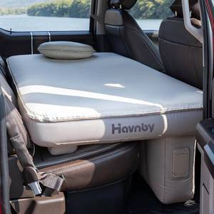 lot 2416 image: $277 Truck Mattress, TPU Air Foam Camping Bed, Back Seat Inflatable CozyPad with Rechargeable Built-in Pump, Portable Travel Sleeping Mattress for Pickup Trucks