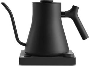 lot 2420 image: $180 Fellow Stagg EKG Pro Electric Gooseneck Kettle   Precise Temperature Control, Quick Heating, Brew Timer, Scheduling, Stainless Steel, Pour-Over Coffee - 0.9L, Matte Black