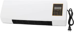 lot 2423 image: Wall Mounted Electric Heater, 1400W Wall Heaters for Indoor Use Portable Heater Adjustable Temperature From 60.8 104  F Easy-Mount for Bedrooms Living Rooms Offices (White)