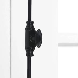 lot 2540 image: A29 Hardware 6 Feet Cremone Bolt for Windows, Bolt Lock, Cast Iron Plain Style, Black Powder Coat Finish - Cremone Bolt Cabinet Hardware, Vintage and Stylish Home Decor