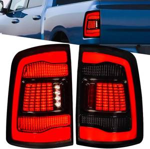 lot 2552 image: $285 Kingory Full LED Tail Light For Dodge 2009-2018 Ram 1500 Rear Tail Lamp Assembly Pair of Taillights Replacement Black Housing