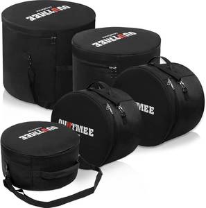 lot 2614 image: 5-Piece Drum Bag Set for 12, 13, 14 Snare,16, 22 Floor Tom, Large Bass Drum Cases Carrying Bag