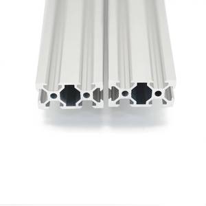 lot 2624 image: Iverntech 2PCS 1000mm 2040 V Slot Aluminum Extrusion 39.37 inches Silver Aluminum Profile European Standard Anodized Linear Rail for DIY 3D Printer and CNC Machines