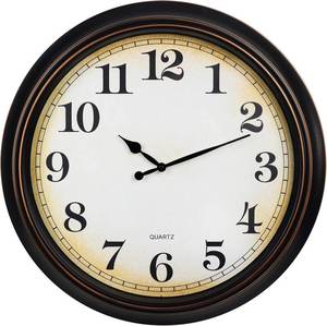 lot 2648 image: 24 Inch Large Wall Clock for Living Room Decor,Silent Vintage Wall Clocks Battery Operated for Living Room Farmhouse Office Gifts(Bronze)