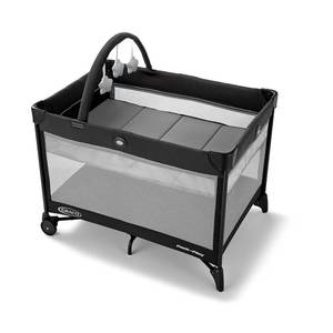 lot 2682 image: Graco On The Go Zip Pack  n Play Playard, Folding Playpen with Bassinet, Portable Crib, Reeves
