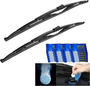 lot 4218 image: 2Pcs 32 Heavy Duty Windshield Saddle Mount Wiper Blade Replacement for Motorhome Recreational Vehicle RV and Bus