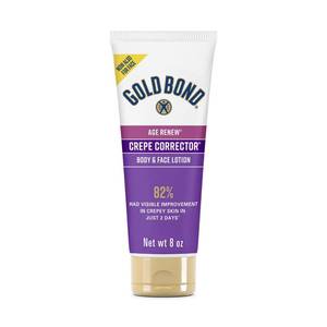 lot 300 image: Gold Bond Age Renew Crepe Corrector Body Lotion, Replenishing & Smoothing Formula, Gold Bond Crepe Corrector Body Lotion, 8 oz - Retail $12