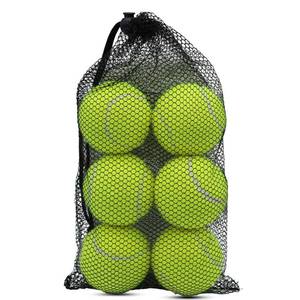 lot 304 image: SHYUJAJIE Tennis Balls, 6 Pack Training Tennis Balls,High Elasticity Practice Tennis for Beginner, Exercise Playing Balls for Pet Dog (Yellow) - Retail $10