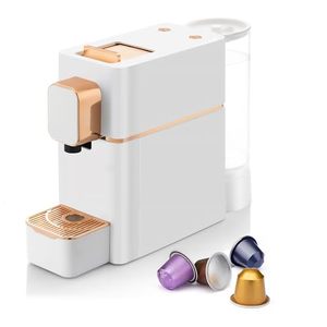 Espresso Machine for Coffee Capsules Compatible with Nespresso OriginalLine Machine, Espresso Maker for Nespresso OriginalLine, Bestpresso Coffee Capsules Peet's Espresso more (White) - Retail: $104
