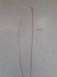 lot 351 image: Rose Gold Necklace Chain - Retail $0