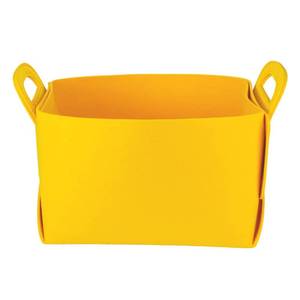 lot 393 image: Tskijun Felt Storage Bin,Large Thickened Felt Fabric Box Collapsible Organizer with Carry Handles for Toys,Books,Cloths and Laundry Organizing,Environmentally Friendly and Durable 151110 (yellow) - Retail $37,901