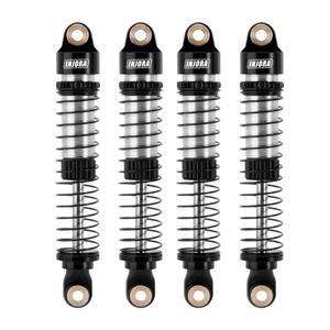 lot 433 image: INJORA 59MM Shocks Long Threaded Shock Absorber Oil Damper for TRX4M TRX4MT 118 RC Crawler Upgrade (Black) - Retail $20