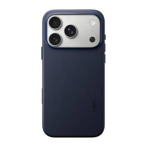 lot 464 image: MOFT for iPhone 17 Pro Case- MOVAS Snap Case, MagSafe Compatible, Soft-Touch Vegan Leather, Classic Minimalist Design, Lightweight, Stain-Resistant & Camera Protection, Navy Blue - Retail $40
