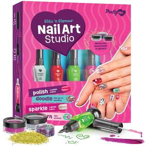 lot 497 image: Nail Art Studio for Girls - Birthday Gift - Nail Polish Kit for Kids Ages 7-12 Years Old - Girl Gifts Ideas - Gift Set - Girly Stuff - Polish, Pens, Glitter, Stickers, Gems, Filer - 8 9 10 11 12 Year - Retail $18