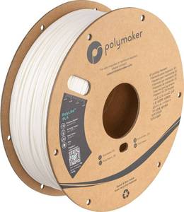 lot 502 image: Polymaker PLA Filament, White 3D Printing PLA Filament 1.75mm 1kg - PolyLite 3D Printer PLA Filament, Dimensional Accuracy - 0.03mm, Compatible with Most 3D Printer, White - Retail $20