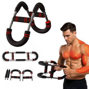lot 503 image: Twister Arm Trainer, Adjustable 5 Resistance Levels (20-110 lbs) Chest & Arm Workout Equipment for Men & Women, Ergonomic Home Gym Strength Trainer with Anti-Slip Handles
