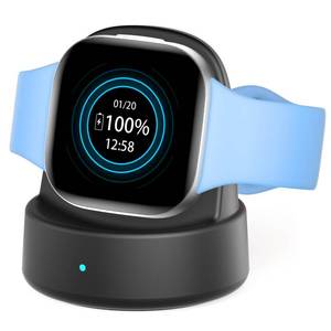 lot 508 image: Vipcase Charger Dock for Fitbit SenseSense 2Versa 3Versa 4, Magnetic Watch Charger Stand with USB-C Cable, Accessories for Fitbit Smartwatches, Black - Retail $10