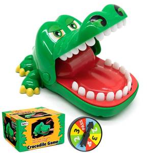 lot 519 image: CROCODILE ONLY Upgraded Crocodile Teeth Dentist Game For Kids, Alligator Push Teeth Down, Funny Board Game - Retail $13
