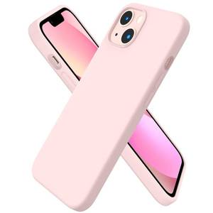 lot 533 image: ORNARTO Compatible with iPhone 13 Case 6.1, Slim Liquid Silicone 3 Layers Full Covered Soft Gel Rubber Phone Case Protective Cover 6.1 Inch-Chalk Pink - Retail $9