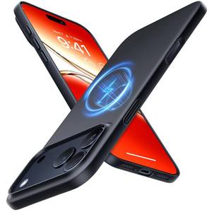 lot 538 image: TORRAS Magnetic Slim-Fit for iPhone 17 PRO MAX Case, Ultra-Thin 17 ProMax Phone Case Compatible with MagSafe, Light Anti-Scratch Matte Hard PC Bayer 6.9 inch OriginFit, Matte Black - Retail $19
