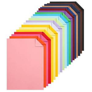 lot 560 image: Silunkia 40 Sheets Colored Cardstock A4 Craft Paper, 20 Assorted Colors 200gsm75lb Art Projects Card Stock Construction Paper for DIY Cards Making, Office Printing, Birthday Decorations, School - Retail $10