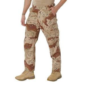 lot 570 image: Large Regular Rothco Tactical BDU Pants �� Rugged Cargo Outdoor Hiking EDC Work Uniform, 6-Color Desert Camo, L - Retail $46