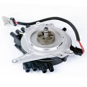 lot 580 image: MAS Ignition Distributor with Cap & Rotor Compatible with Optispark LT1 Chevy Camaro Caprice Corvette Buick Roadmaster Pontiac Firebird V8 5.7L Replacement for 1104032 KA-GM8381 DST109 - Retail $55