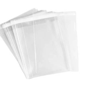 lot 645 image: Delatanus 200Pcs 4-58 X 5-34 Resealable Cello Cellophane Bags - Fits A2 Card wEnvelope Photos Jewelry Candy Treats Cookie Clear Sleeves (200 Count) - Retail $7