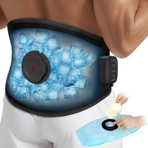 lot 728 image: Comfytemp Compression Back Ice Pack, FSA Wearables HSA Eligible, Lower Back Pain Relief, Ice Bag for Injury, Reusable Waist Brace, Lumbar Cold Wrap for Discomfort, Everyday Recovery Gift for Men Women - Retail $49