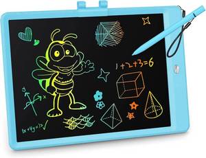 lot 751 image: KOKODI LCD Writing Tablet, Gifts for 3 Years Old Boys and Girls��10 Inch Colorful Doodle Board Drawing Tablet, Erasable Reusable Electronic Drawing Pads, Educational and Learning Toys for Kids - Retail $13