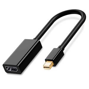 lot 781 image: QCEs Mini DisplayPort to HDMI Adapter, Thunderblot to HDMI Cable Adapter Compatible with Apple MacBook Air Pro, iMac,Microsoft Surface Pro Dock to TVMonitorProjector Black - Retail $5