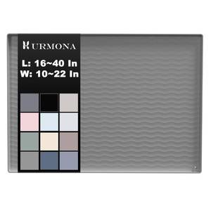 lot 787 image: URMONA 16 x 10 Waterproof Silicone Under Sink Mat Cabinet and Counter Protector, Shelf Liner for Kitchen and Bathroom, Storage and Organizers, Litter Mat, Pet Cat Puppy Essentials��White Sand�� - Retail $13
