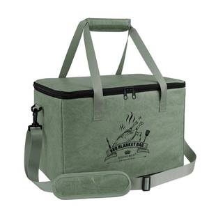 lot 798 image: EddHomes BBQ Blanket for Resting Meat, Reusable Insulated Brisket Resting Blanket, Large Capacity BBQ Meat Blanket Bag with Adjustable Shoulder Strap, Smoker Meat Insulated Resting Bag for BBQ Meat - Retail $30