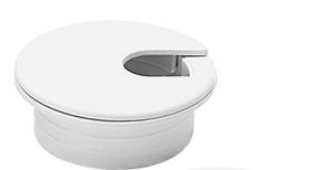 lot 807 image: EASYEAH 1 Pcs Desk Grommet 1-12  38 mm, Desk Cord Hole Cover, Cable Grommet ABS Plastic, Desk Hole Grommet for Home & Office Pc, Detachable Cable Cord Organizer-White - Retail $8