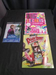 lot 3869 image: Disney Kids Activity Collection - Frozen, Roger Rabbit & Sticker Book