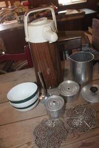 lot 4059 image: Vtg. Coffee Thermos and More