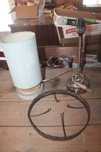lot 4095 image: Lamp untested, Base and More
