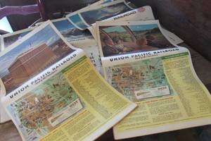 Vintage 1960's-70's Union Pacific Railroad Calendars