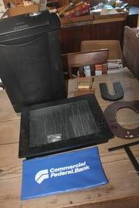 lot 4157 image: Paper Shredder untested, Bank Bag and More