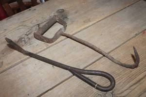 lot 4174 image: Vintage Hay Hook and More