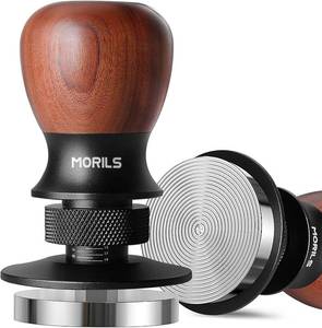 lot 45264 image: Espresso Tamper 53.3mm, Coffee Tamper with Spring Loaded Tamper, Adjustable Depth, Stainless Steel Base Espresso Coffee Tamper Fits for All 51mm 52mm Espresso Machine. - Retail $30